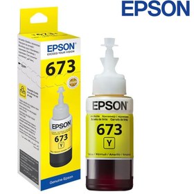 تصویر جوهر زرد اپسون Epson 673 