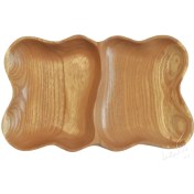 تصویر ظرف پذیرایی چوبی مدل سپیدار 