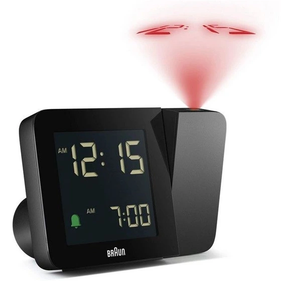 Braun Digital Projection Alarm Clock With 4 Backlight - View #4