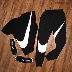 تصویر ست تی شرت و شلوار مردانه + کفش Nike ا Nike Clothing Set Nike Clothing Set