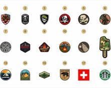 تصویر پچ چسبدار کوله پشتی Camping 