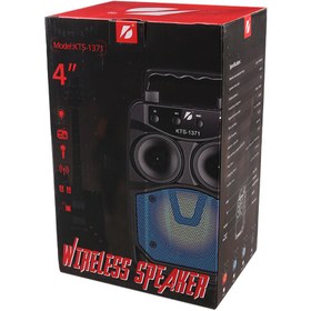 تصویر اسپیکر بلوتوثی بیگ سوند 4 اینچ مدل Kts-1371 Wireless Speaker Big sound 4" Kts-1371