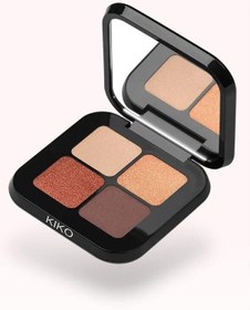 تصویر پالت سایه ۴ رنگ کیکو میلانو Bright quartet eyeshadow palette Kiko Milano 