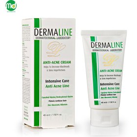 تصویر کرم ضد جوش بی رنگ DERMALINE Dermaline Colorless Anti Acne Cream