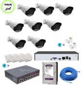 تصویر پک دوربین 8عددی پلاکخوان میکروفن دار Lingotech H5SVX POE Lingotech H5SVX POE