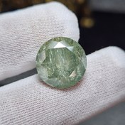 تصویر نگین درشت سنگ موزانایت خوش رنگ اصلی کد 36927 