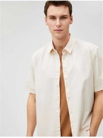 تصویر پیراهن آستین کوتاه مردانه کوتون koton | 3SAM60002HW01.04.05.03 4817537