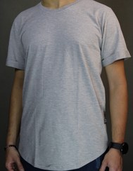 تصویر تیشرت مردانه بیسیک آستین سه ربع نخ پنبه سایز ۳XL سفید 