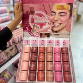 تصویر رژگونه استامپی قلبی 