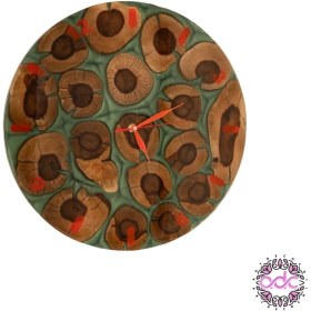 تصویر ساعت چوب و رزین 