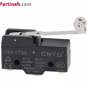 تصویر میکروسوئیچ اهرمی قرقره دار CNTD مدل CM-1703 CNTD Limit switch CM-1703