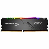 تصویر رم دسکتاپ هایپرایکس مدل kingstone HyperX Fury RGB 8G DDR4 3200MHz 