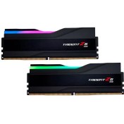 تصویر رم کامپیوتر جی اسکیل دو کاناله مدل Trident Z5 RGB فرکانس 6000 مگاهرتز DDR5 تایمینگ CL30 حافظه 64 گیگابایت G.Skill Trident Z5 RGB Dual Channel CL30 6000MHz DDR5 64GB Computer RAM
