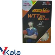 تصویر توپ پینگ پنگ دبل فیش سه ستاره V40+ بسته ۶ عددی 