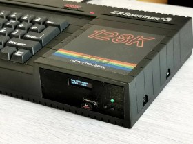 تصویر ZX SPECTRUM 128 +3 GOTEK - 3D PRINTED MOUNT - OLED DISPLAY - FLASH FLOPPY 