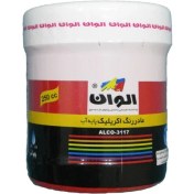 تصویر ماده رنگ تمام پلاستیک قرمز مات الوان (۴۰۰ گرمی) کد 847 