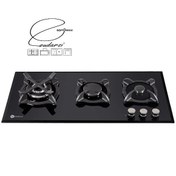 تصویر اجاق گاز شیشه ای درسا مدل DG2106-3 سه شعله الینا 