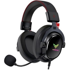 تصویر هدست با سیم هیسکا GHR08 Hiska GHR08 Wired Headset