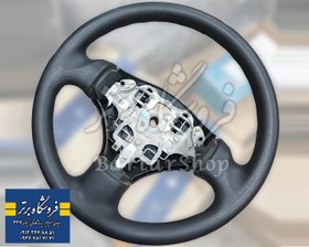 تصویر غربیلک فرمان پژو 206 (بدون روبوقی) - ساپکو / پلی اورتان Wheel Peugeot 206