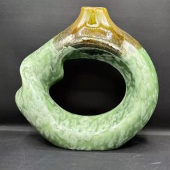 تصویر گلدان گرد پیچ 