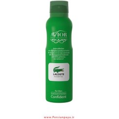 تصویر اسپری بدن مردانه اویور Avior با رایحه لاگوست اسنشیال Lacoste Essential حجم 150 میلی لیتر 