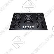 تصویر اجاق گاز شیشه ای ۵ شعله تی اندی مدل TD 152S2 T&D Glass Hob Model TD 152S2