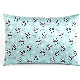 تصویر روبالشی ساتن ابریشم طرح پاندا 