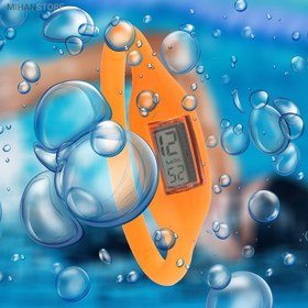 تصویر ساعت ضد آب سیلیکونی (مخصوص شنا) ا Waterproof Watch For Sports And Swimming Waterproof Watch For Sports And Swimming