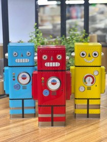 تصویر قلک فلزی ربات 