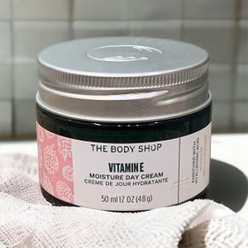 تصویر ژل کرم مرطوب کننده ویتامین ای پوست چرب بادی شاپ حجم 50 میل اورجینال Vitamine E Moisture Gel Cream Oily skin The Body Shop 50 ML