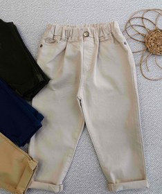 تصویر شلوار کتان 017 - سبز / 9تا12 ماه 