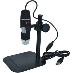 تصویر میکروسکوپ دیجیتال 1000X USB Digital Microscope پایه ثابت 