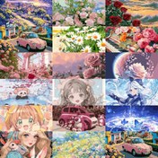 تصویر بوم نقاشی شماره دار ۲۰×۲۰ 