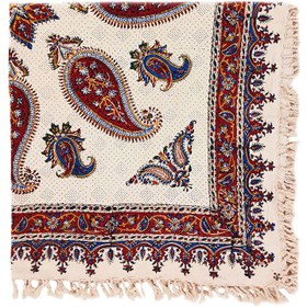 تصویر سفره قلمکار 4 نفره مدل بوته جقه 