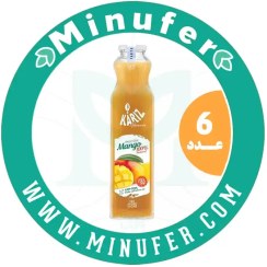 تصویر اسموتی انبه طبیعی کاریز ۷۵۰ سی سی - باکس 6 عددی Kariz Smoothie Mango 750cc