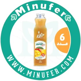 تصویر اسموتی انبه طبیعی کاریز ۷۵۰ سی سی - باکس 6 عددی Kariz Smoothie Mango 750cc