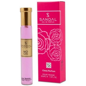 تصویر عطر جیبی زنانه صندل Sandal شماره ۰۶ حجم ۳۰ میلی لیتر 