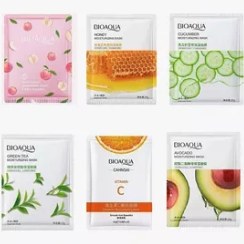 تصویر ماسک صورت ورقه ضدجوش،شفاف کننده،مرطوب کننده،نرم کننده صورت 