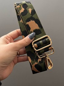 تصویر بند طرحدار کد 116 - سبز / طلایی strap sn 116