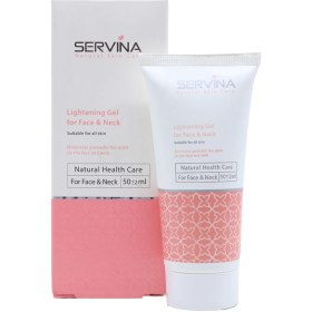 تصویر ژل روشن کننده صورت و گردن سروینا Servina Lightening Gel For Face 50ml