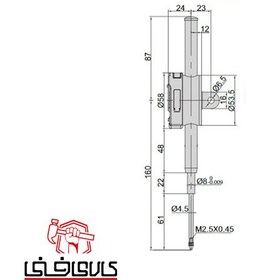 تصویر ساعت اندیکاتور اینسایز دیجیتال 50 میلی متر مدل 50-2112 Insize Digital Indicators 2112-50