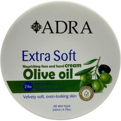 تصویر کرم مرطوب کننده دست و صورت آدرا مدل زیتون مناسب انواع پوست حجم 200 میلی لیتر 