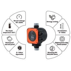 تصویر ست کنترل یا اتوماتیک پمپ آب استریم مدل PCN 2200 M INTELLIGENT PRESSURE CONTROLLER HYDROCALL PCN 2200 m