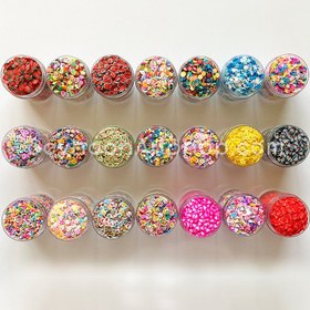 تصویر فیمو قلب رنگی 