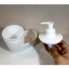 تصویر پمپ مایع ظرفشویی تاپ پلاست مدل گلدار ایرسامارکت 