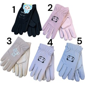 تصویر دستکش بچگانه تو خز 