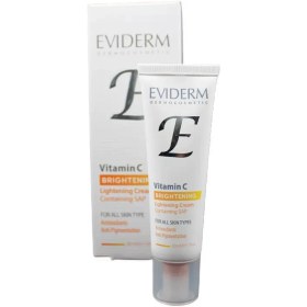 تصویر کرم روشن کننده پوست اویدرم ویتامین سی 30 میلی لیتر Eviderm Vitamin C Brightening Cream 30ml