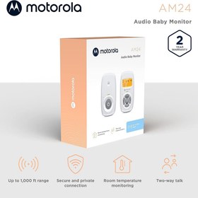تصویر پیجر صوتی اتاق کودک مدل AM24 موتورولا Motorola ا baby video monitor code:AM24 baby video monitor code:AM24
