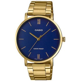 تصویر ساعت مردانه کاسیو مدل vt01g - آبی CASIO mtp-vt01g