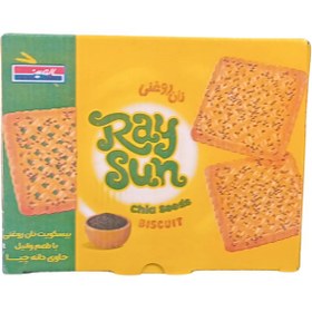 تصویر نان روغنی با طعم وانیل حاوی دانه چیا 500 گرم (8 عددی ) 